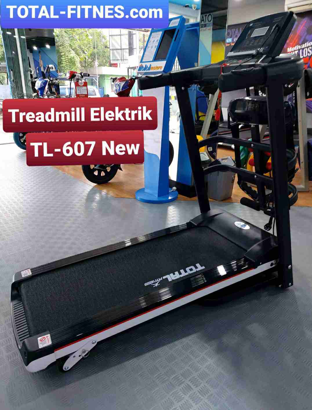 TL607TreadmillElektrik-3Fungsi-TotalFitness
