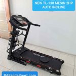 TL-138 Treadmill Elektrik (Total Fitness) 3in1 Mesin 2Hp Auto Incline